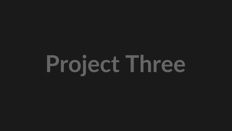 Project Three